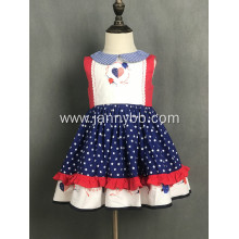 July 4th digital print baby girl dresses